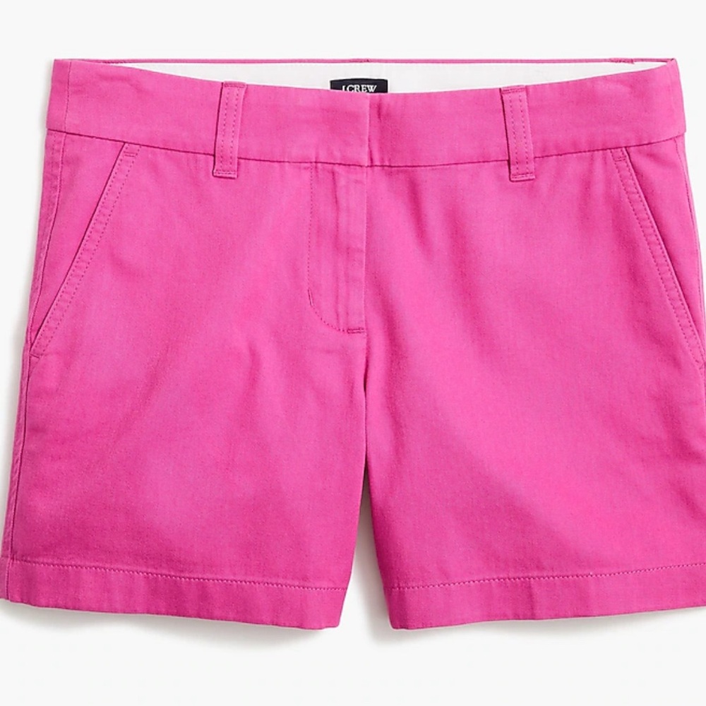 J. Crew 5" Classic Chino Short in Soft Azalea sz 14 NWT
